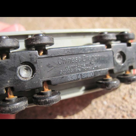 Decorative Yellow Chinese Dragon Magnetic Rolling Train Toy Learning Curve 2003 - Picture 3 of 10